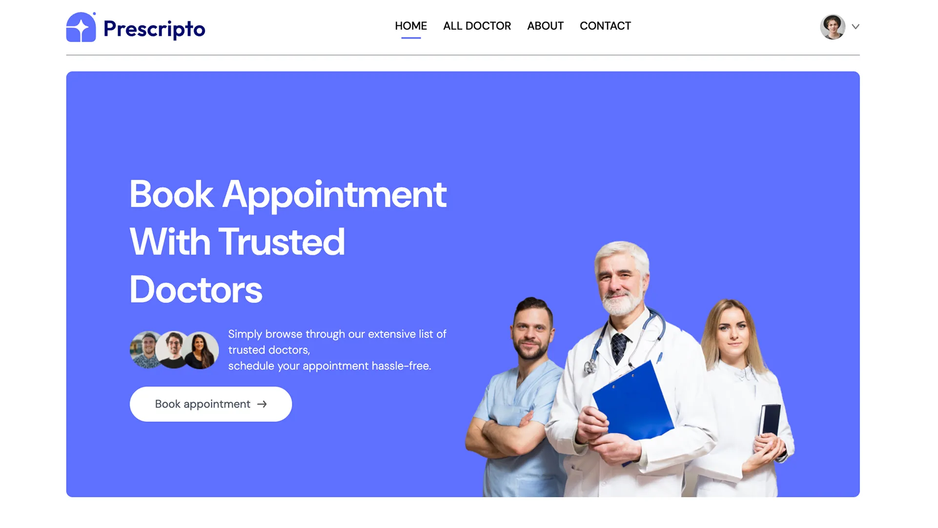 An image of the Prescripto project.